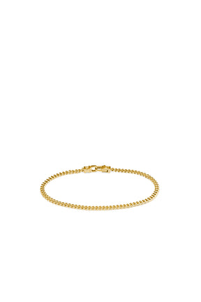 CURB BRACELET M GOLD / GLD