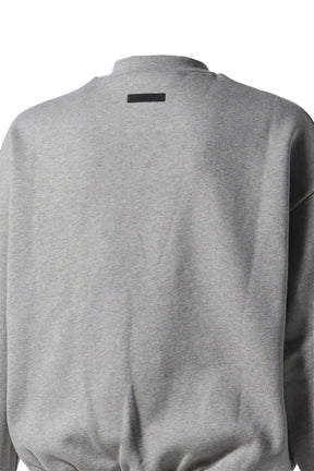 FLEECE CREWNECK / D.HEATHER