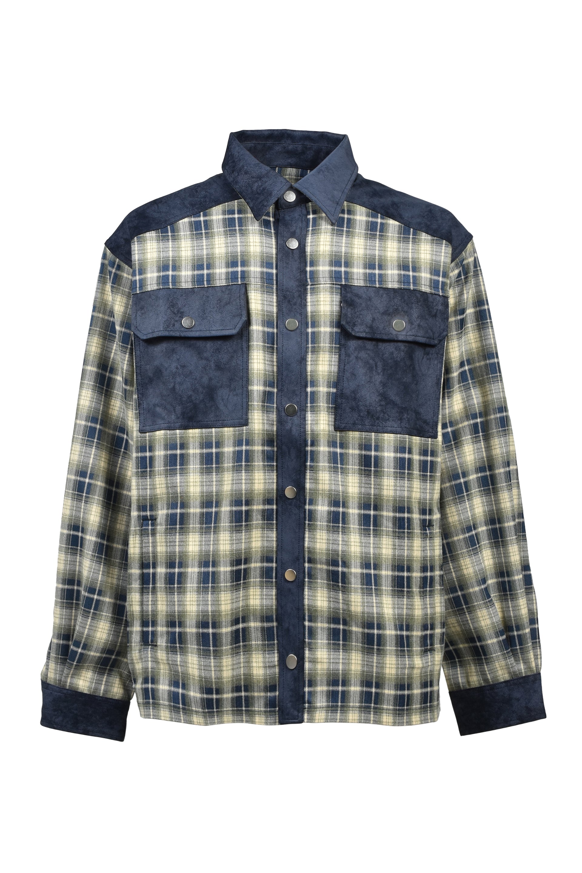 NEW RICH CHECK SHIRT / NAV