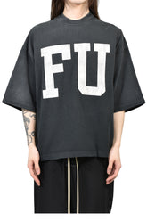 RELAXED "EDUCATE" TEE / BLK