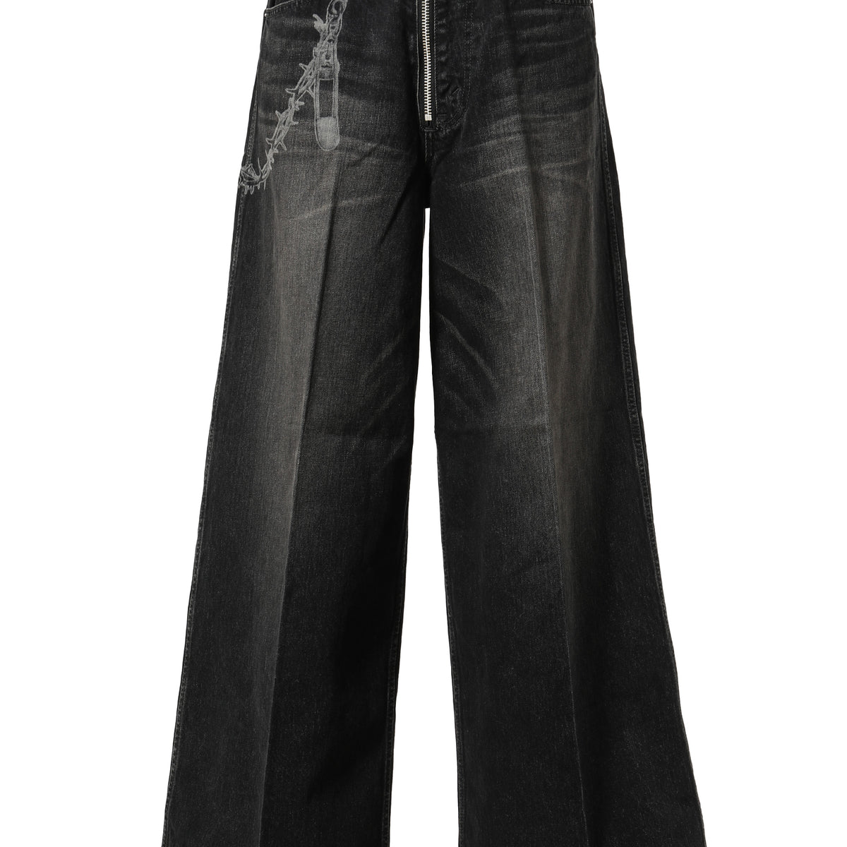 MASU FW23 MASUBOYS BAGGY JEANS (FADED) / BLK -NUBIAN