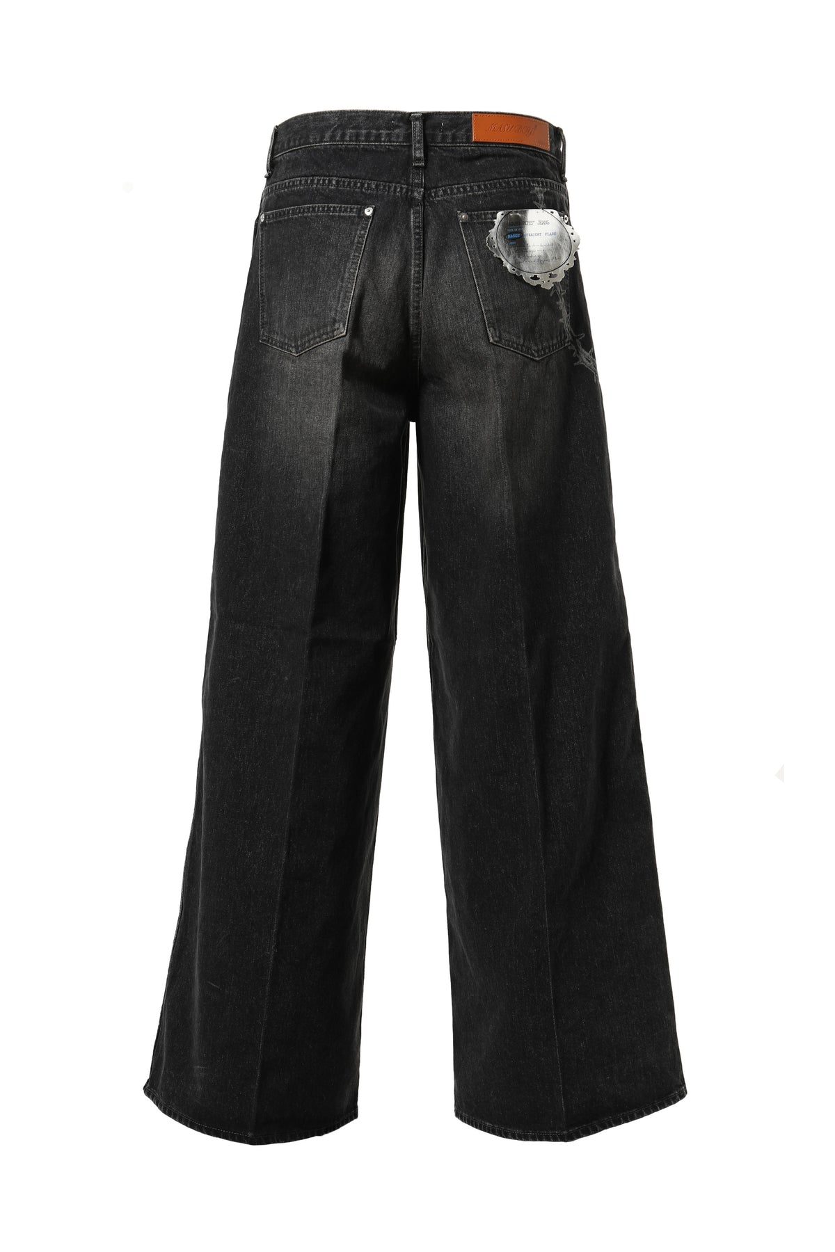 "MASUBOYS" BAGGY JEANS (FADED) / BLK
