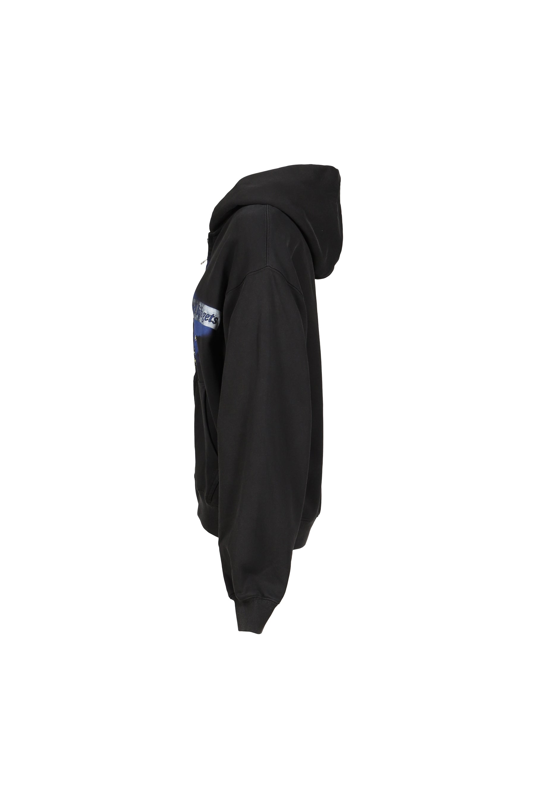 I DON'T CARE HOW HARD LIFE GETS HOODIE / BLK