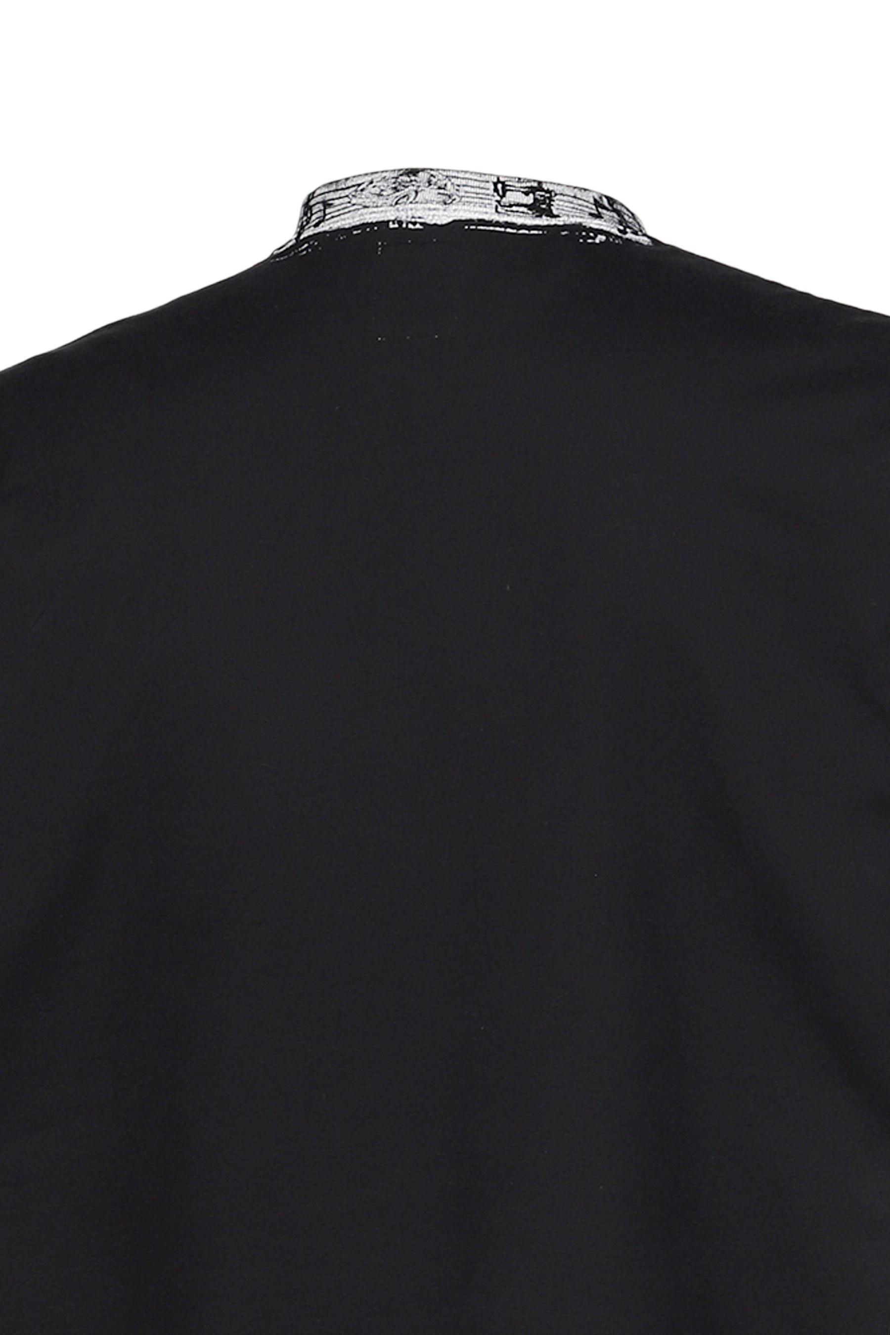 DEAR BORO INDIGO RINGER TEE / BLK