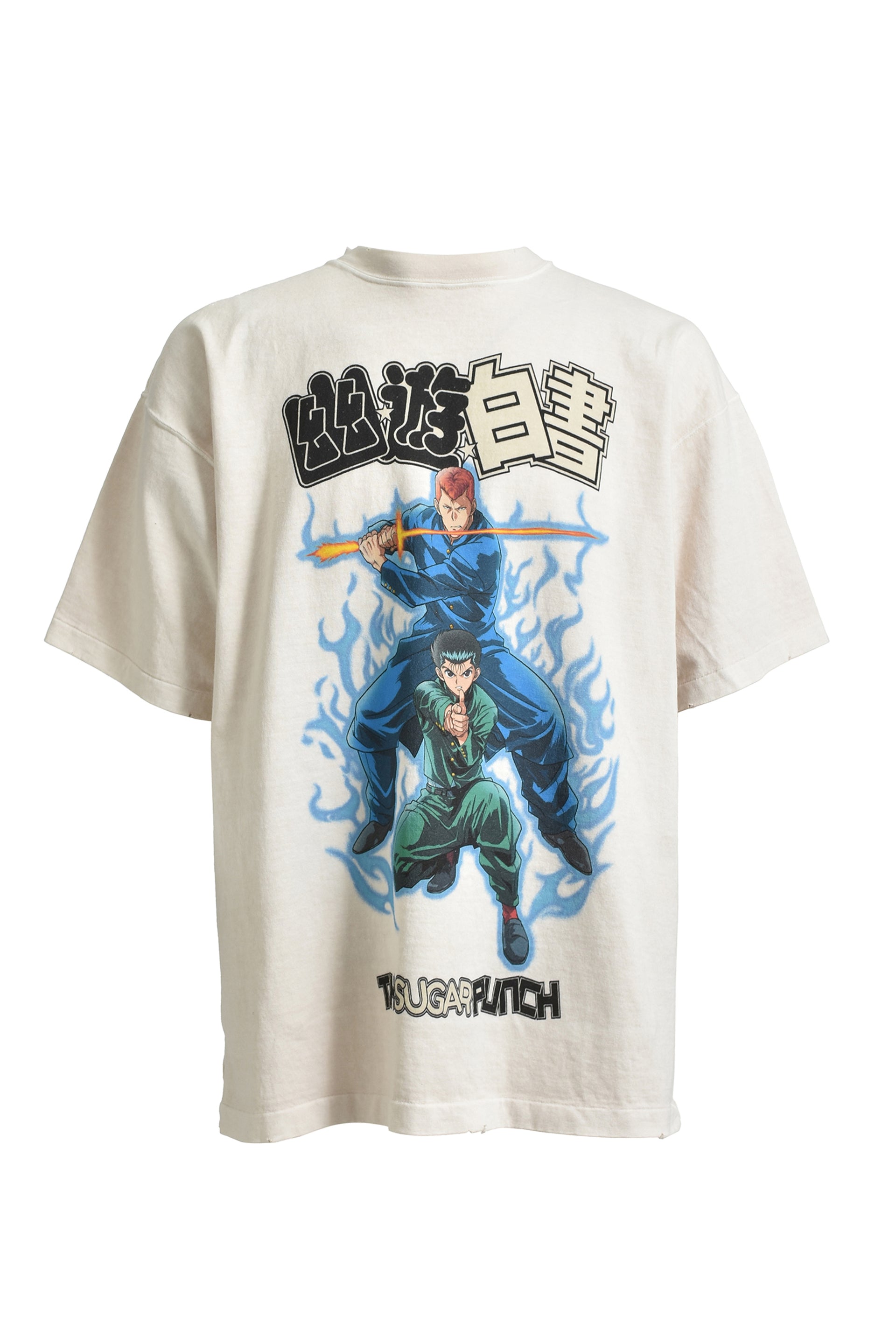 THE SUGAR PUNCH × TVアニメ「幽☆遊☆白書」 S/S T-SHIRTS / WHT
