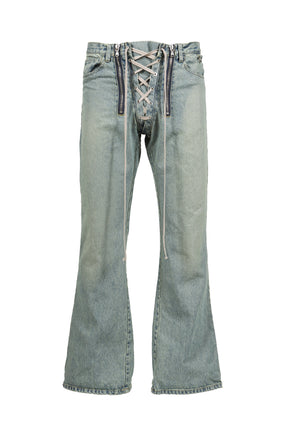 SLIDE DENIM PANTS / LT. IND