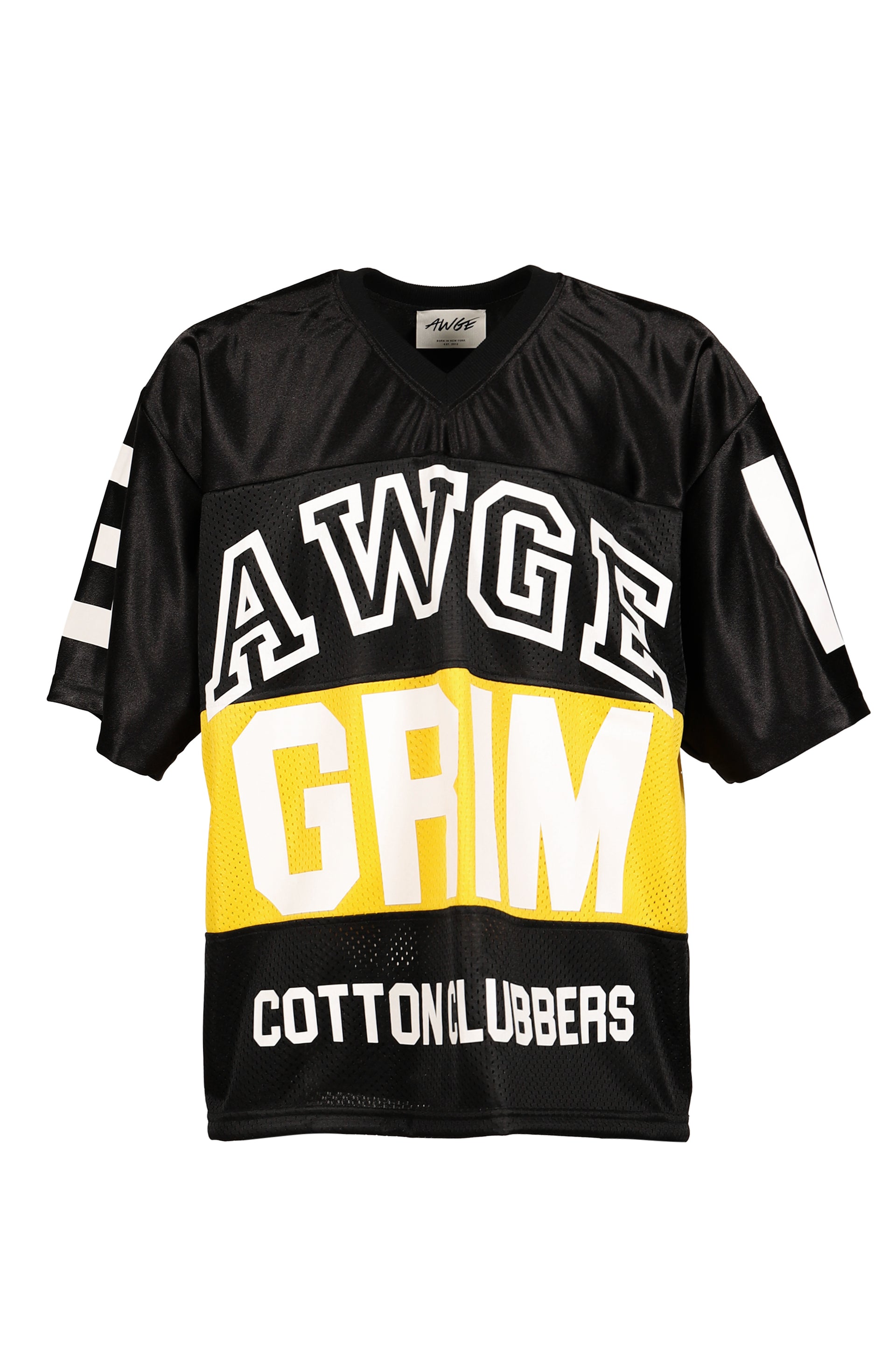 COTTON CLUBBERS FOOTBALL JERSEY / BLK
