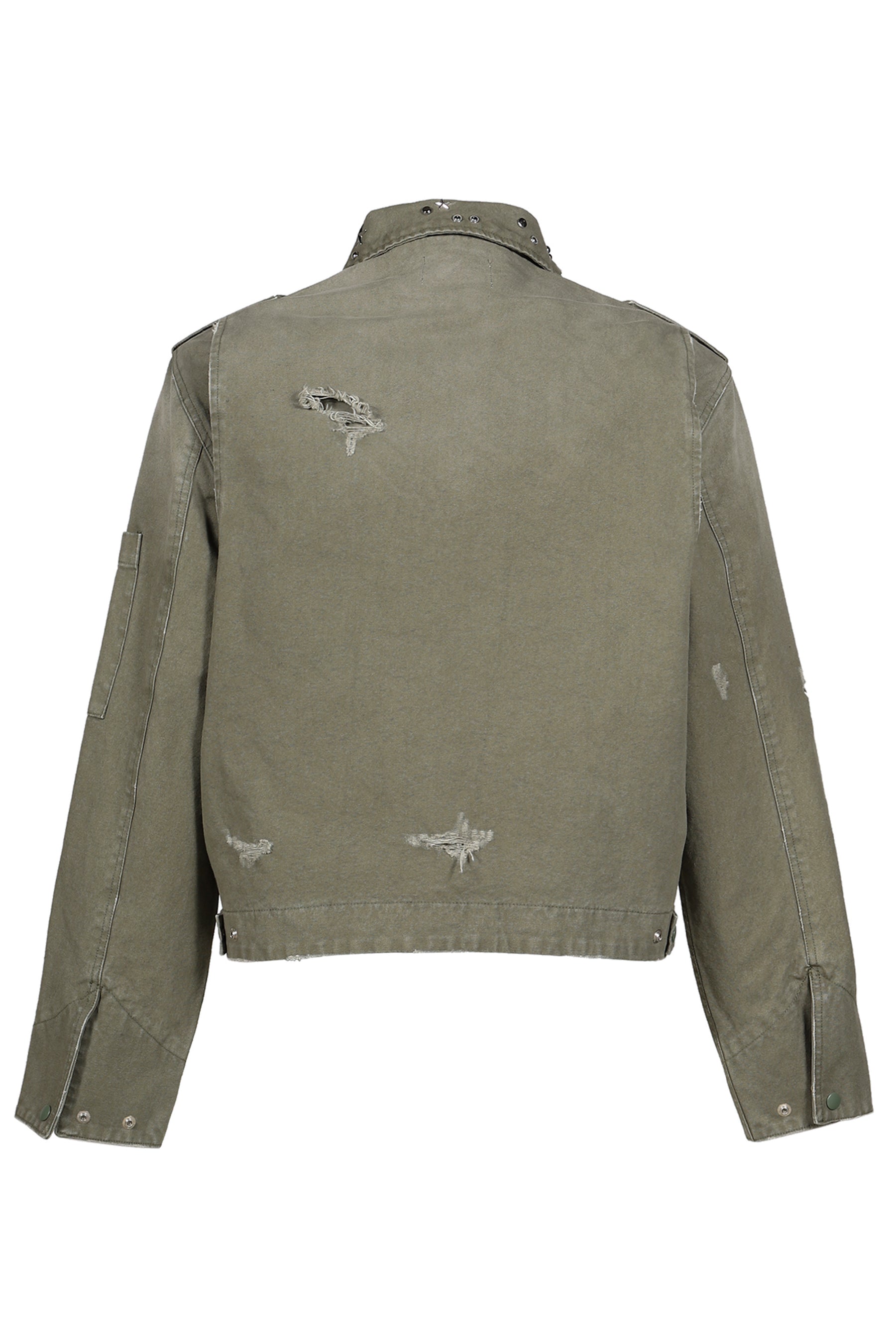 STUDDED WORK JACKET / KHA