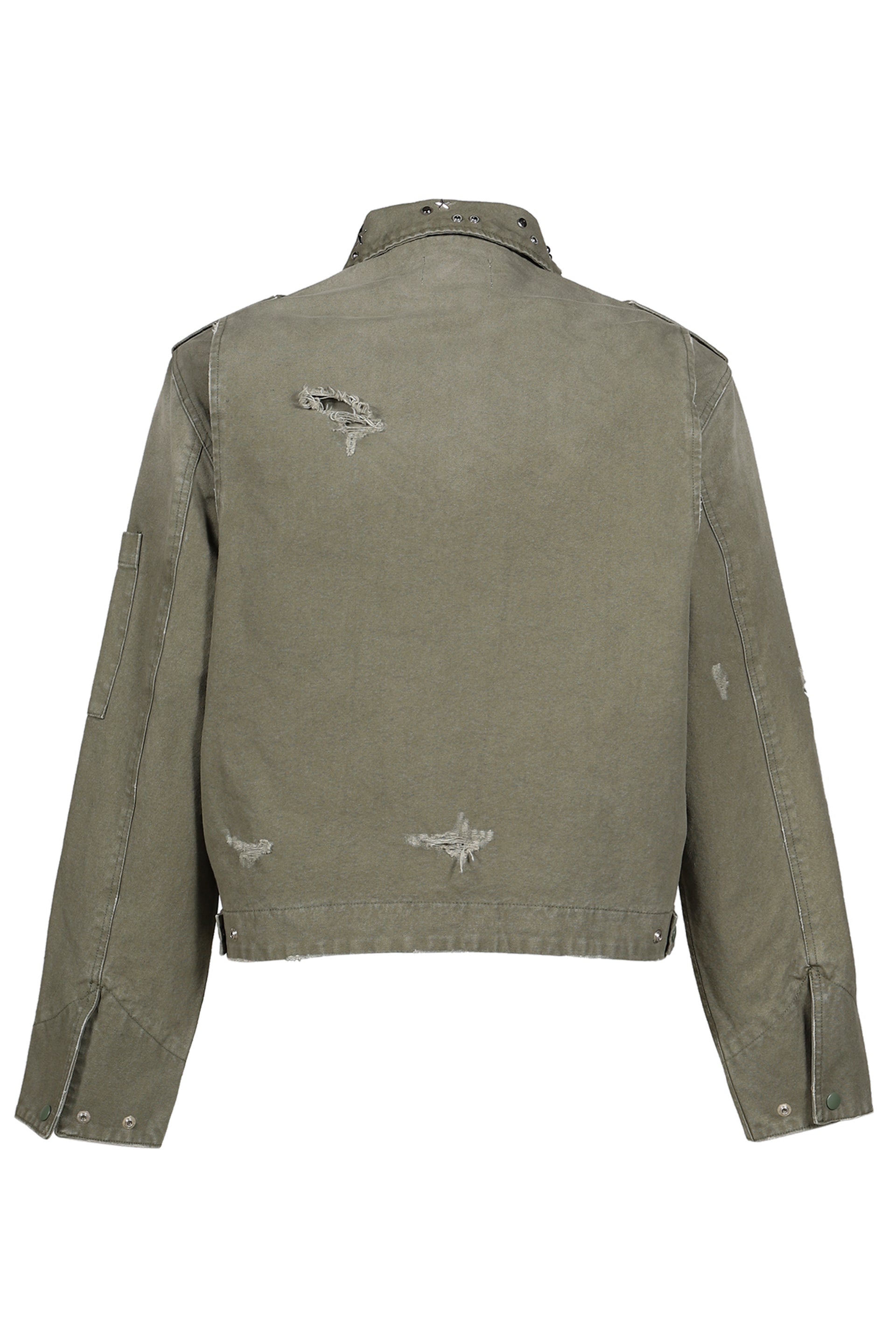 STUDDED WORK JACKET / KHA