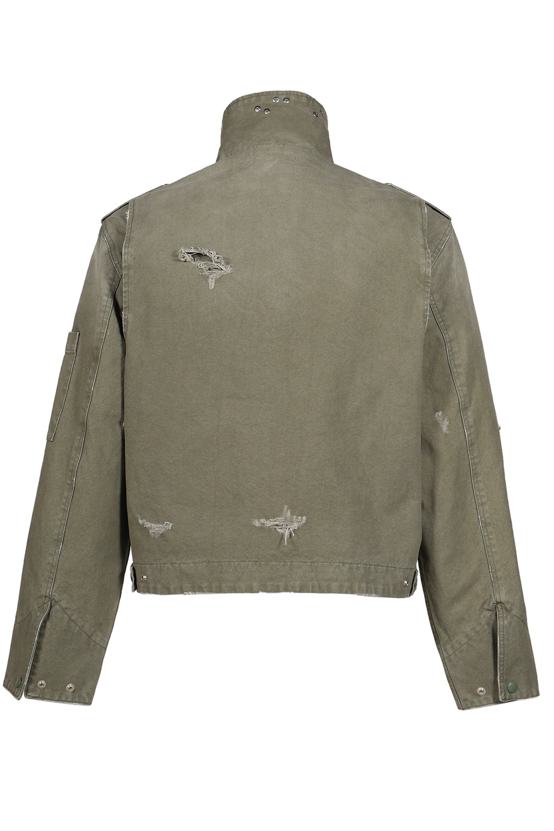 STUDDED WORK JACKET / KHA