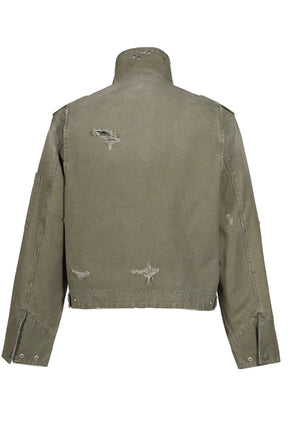 STUDDED WORK JACKET / KHA