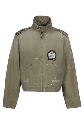STUDDED WORK JACKET / KHA