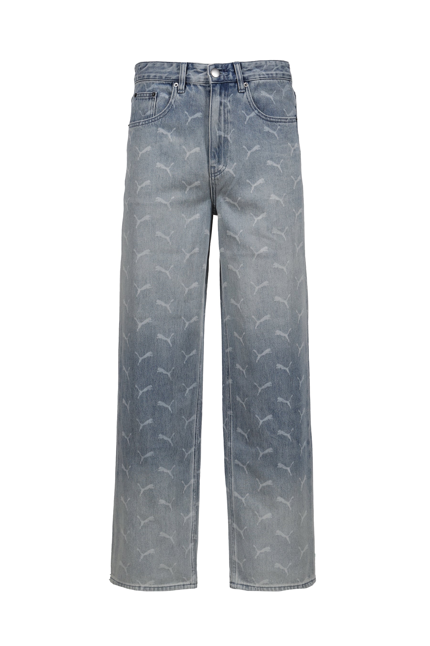 LASER MONOGRAM DENIM / FADED DENIM-AOP