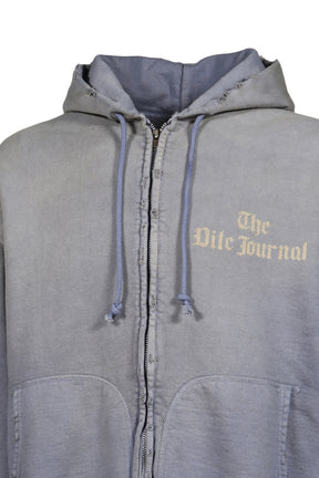 THE DITC JOURNAL ZIP HOODIE AGED / EGGPLANT