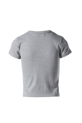 G CREW NECK TEE / GRY