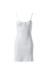 PROVINCE EYELET CAMI DRESS  / WHT