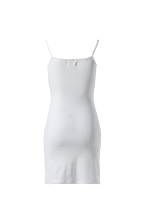 PROVINCE EYELET CAMI DRESS  / WHT