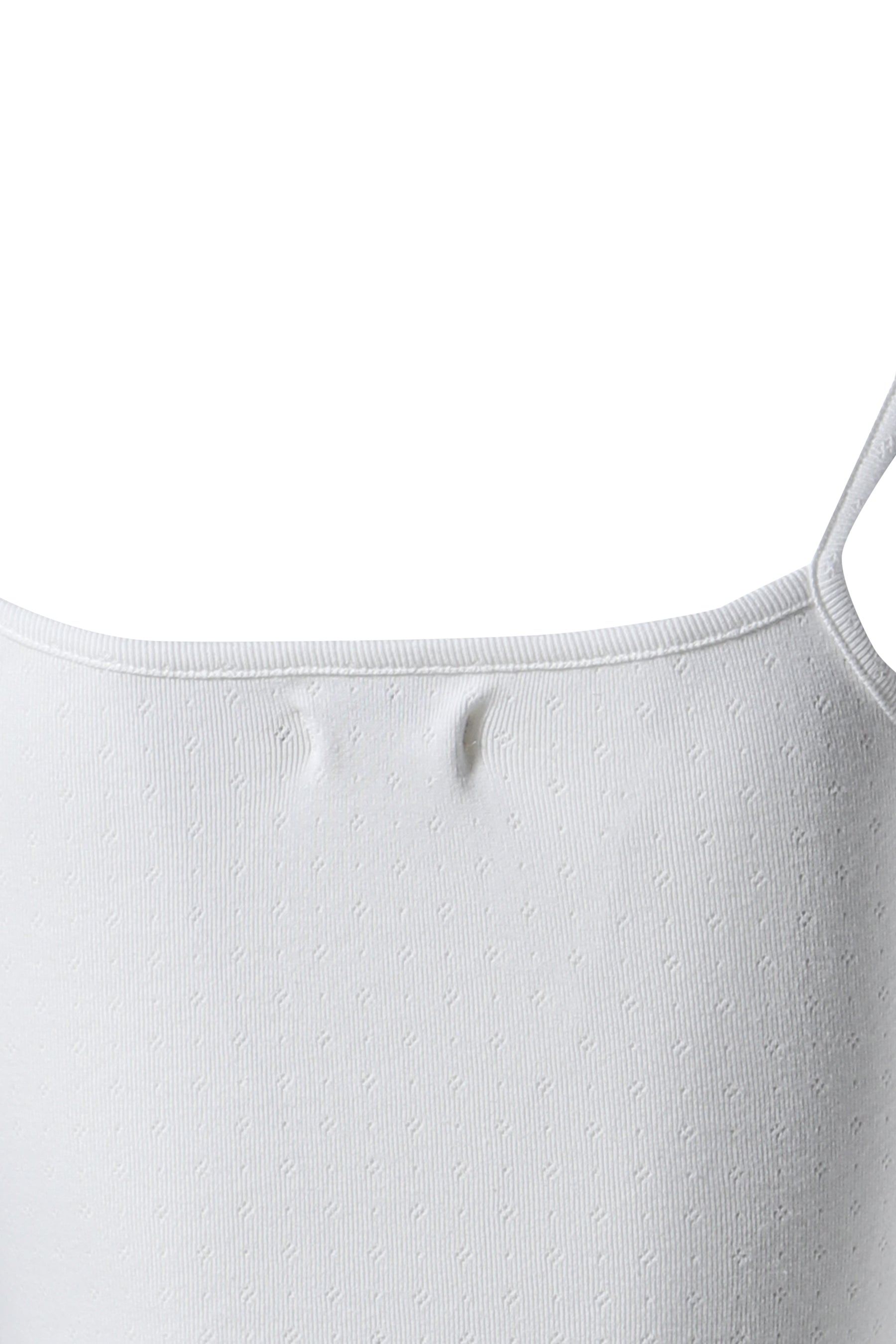 PROVINCE EYELET CAMI DRESS  / WHT