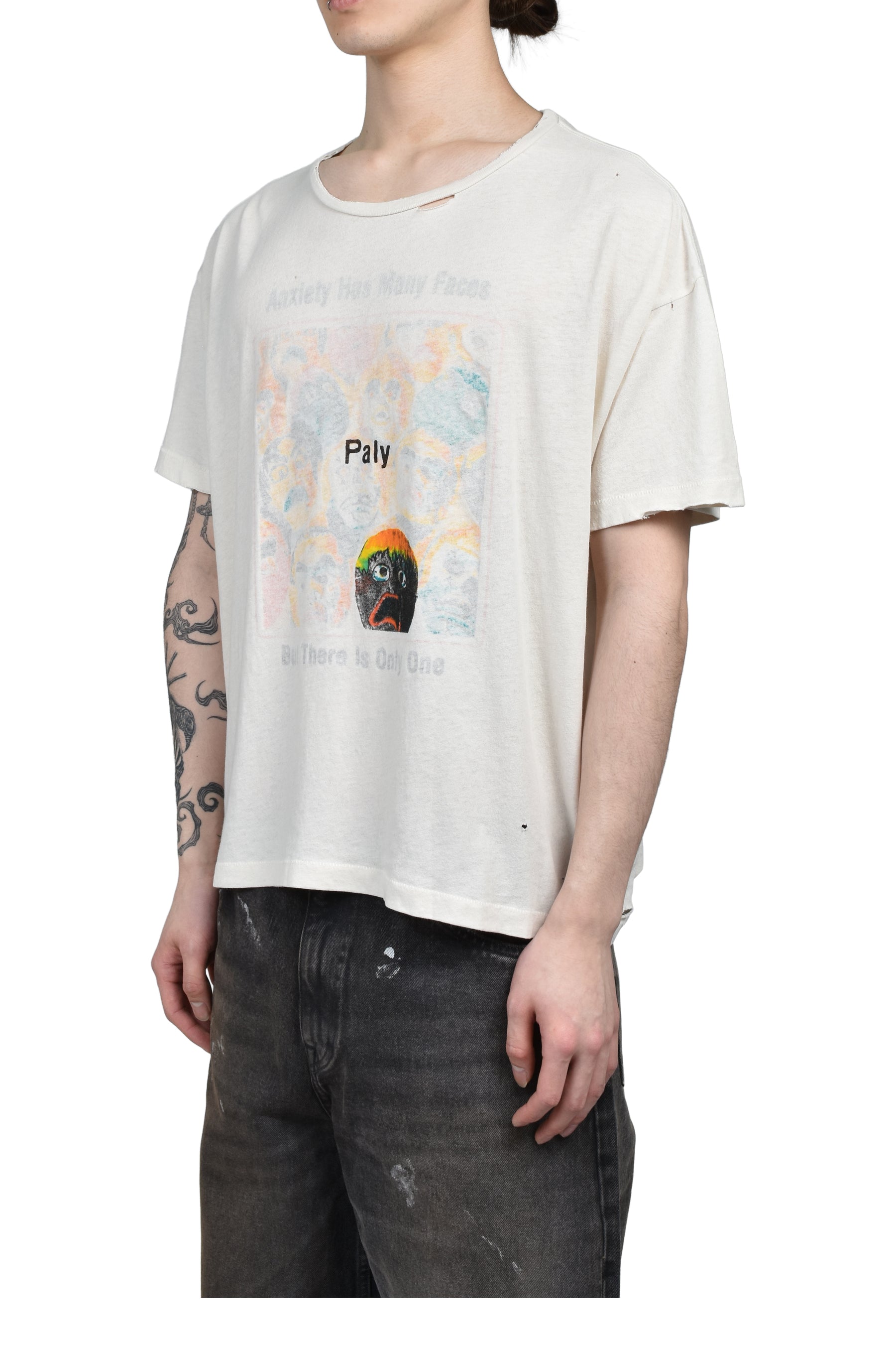 ANXIETY TEE / WHT
