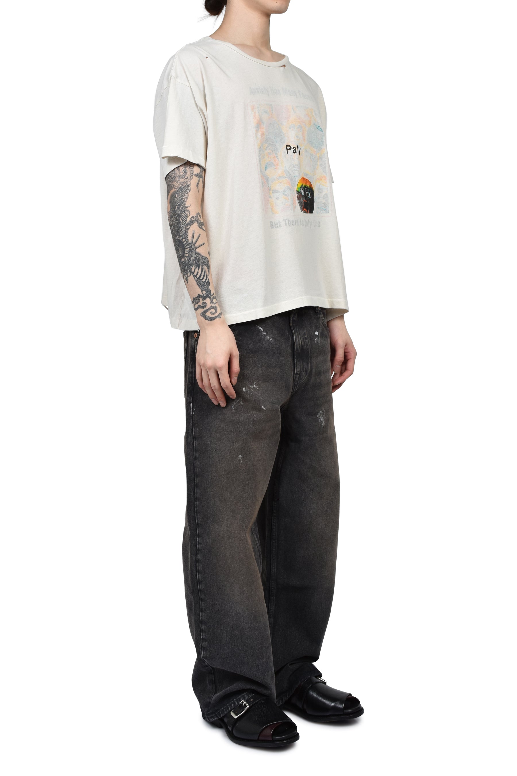 ANXIETY TEE / WHT