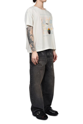 ANXIETY TEE / WHT