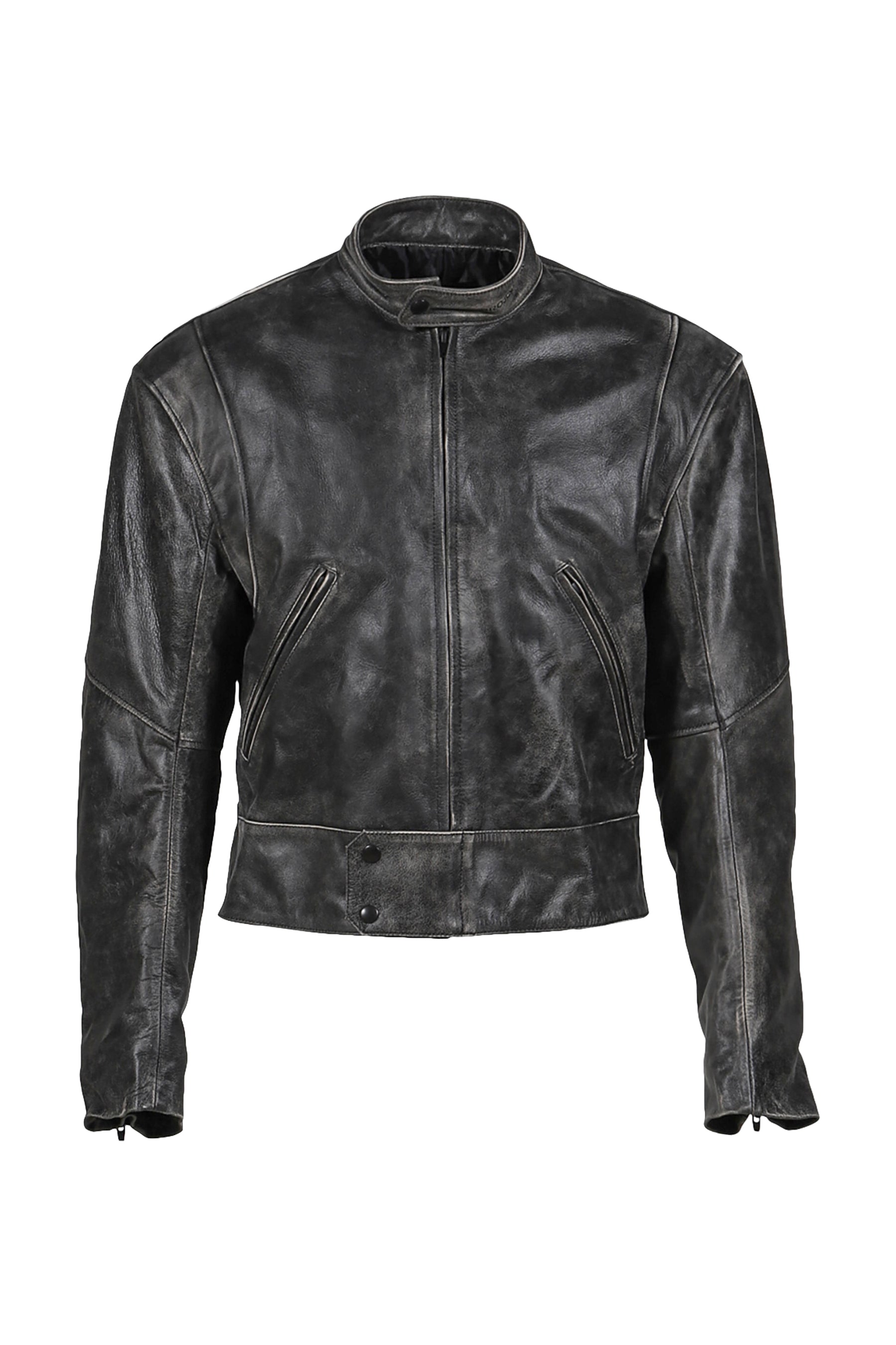 PROJECT G/R プロジェクト ジーアール SS25 DISTRESSED LEATHER BIKER