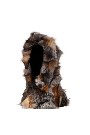 FUR HOOD / CAMEL