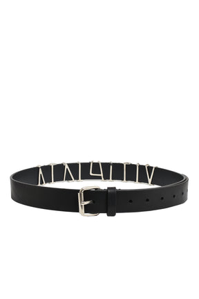 GOTHIC LOGO BELT / BLK