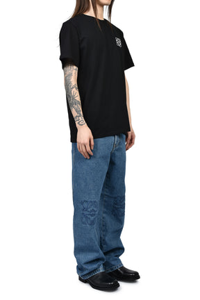 REGULAR FIT T-SHIRT / BLK