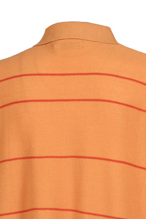 TBPR / BORDER KNIT POLO / BRICK