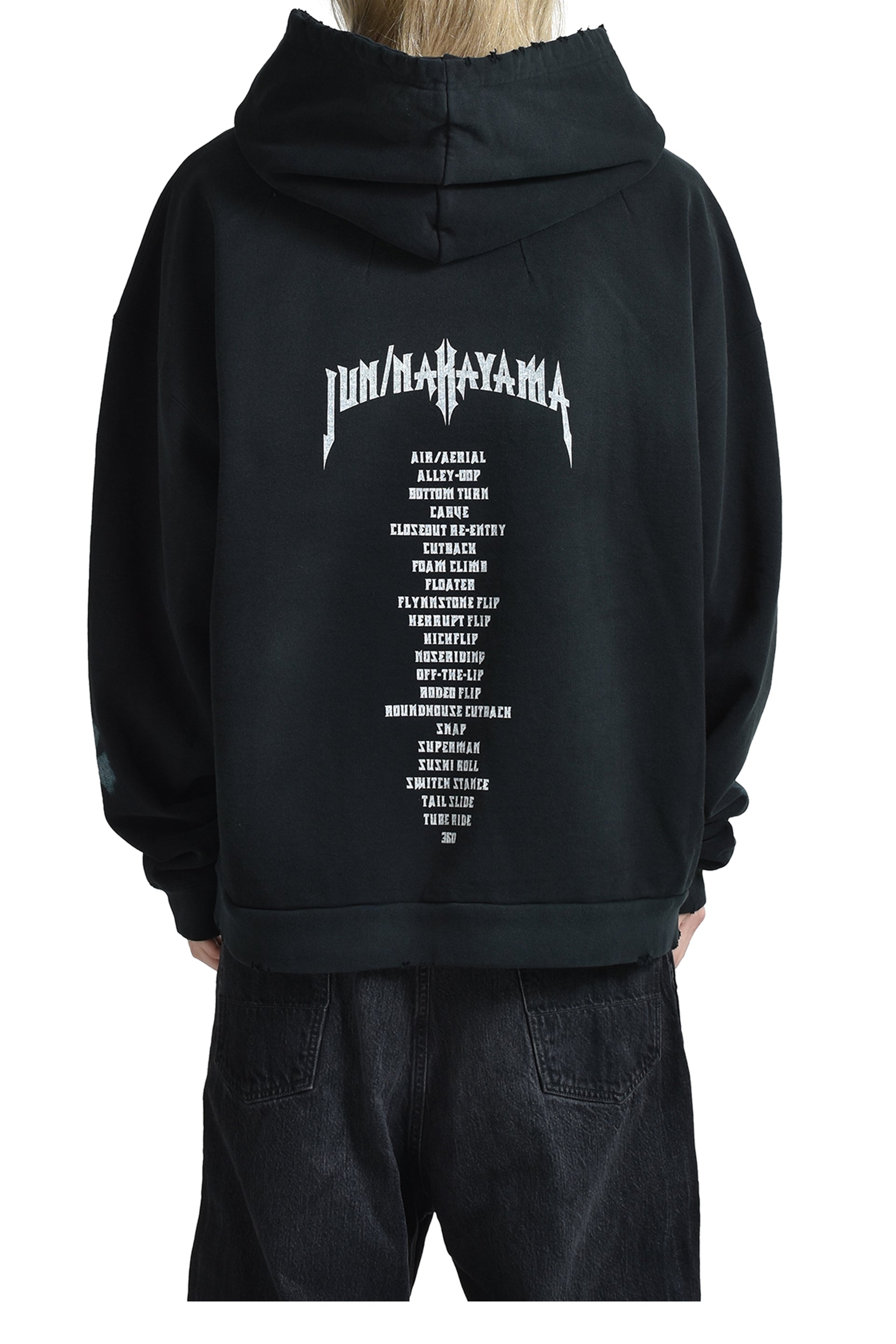 JUN/NAKAYAMA NUN HOODIE / BLK