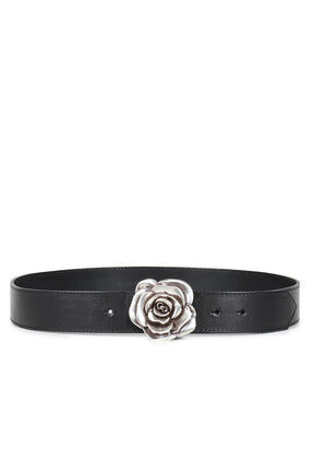 ROSE BELT / BLK LEATHER