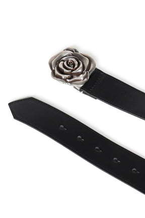 ROSE BELT / BLK LEATHER