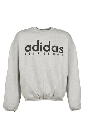 HEATHER FLEECE CREWNECK / GRY 