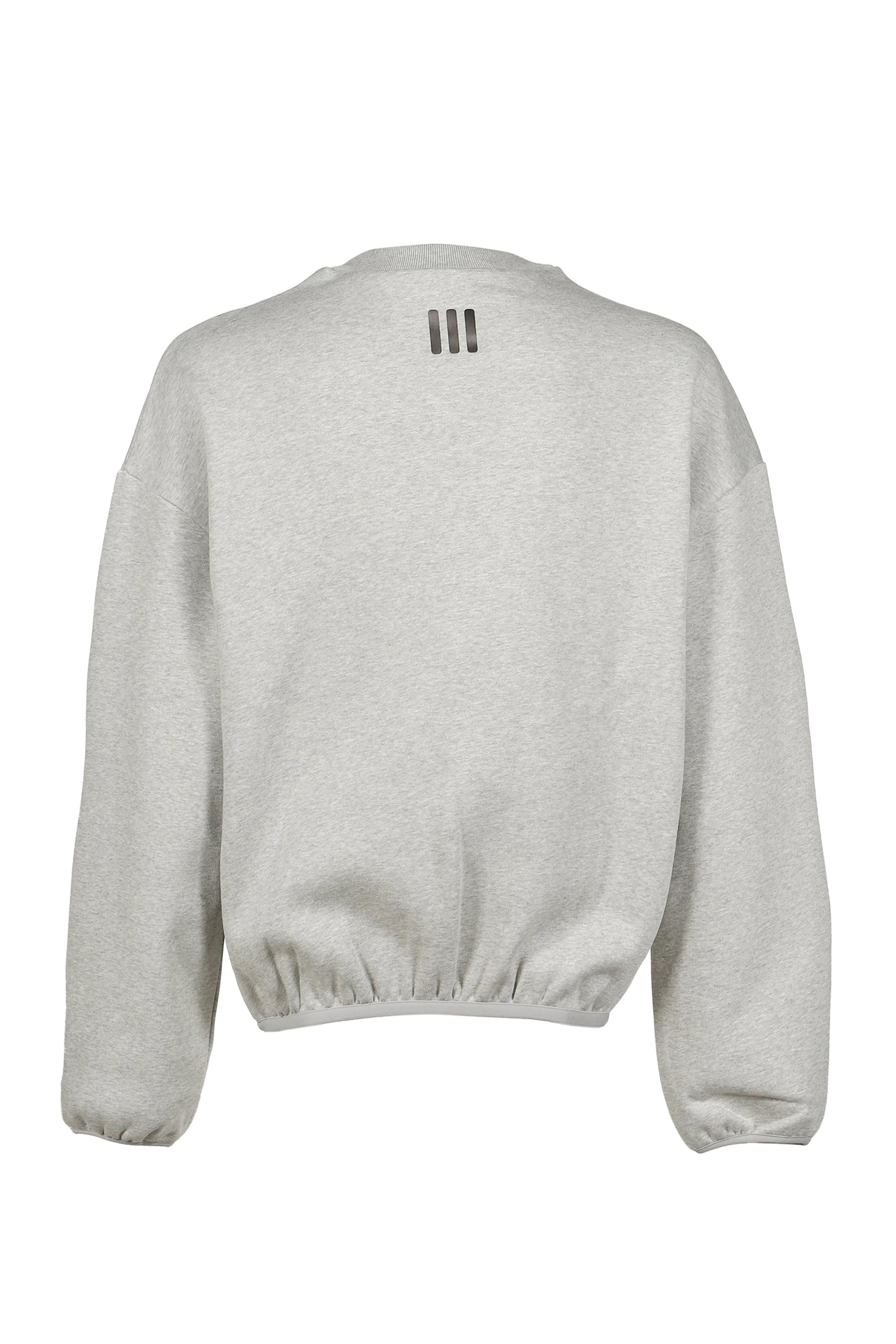 HEATHER FLEECE CREWNECK / GRY 