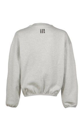 HEATHER FLEECE CREWNECK / GRY 