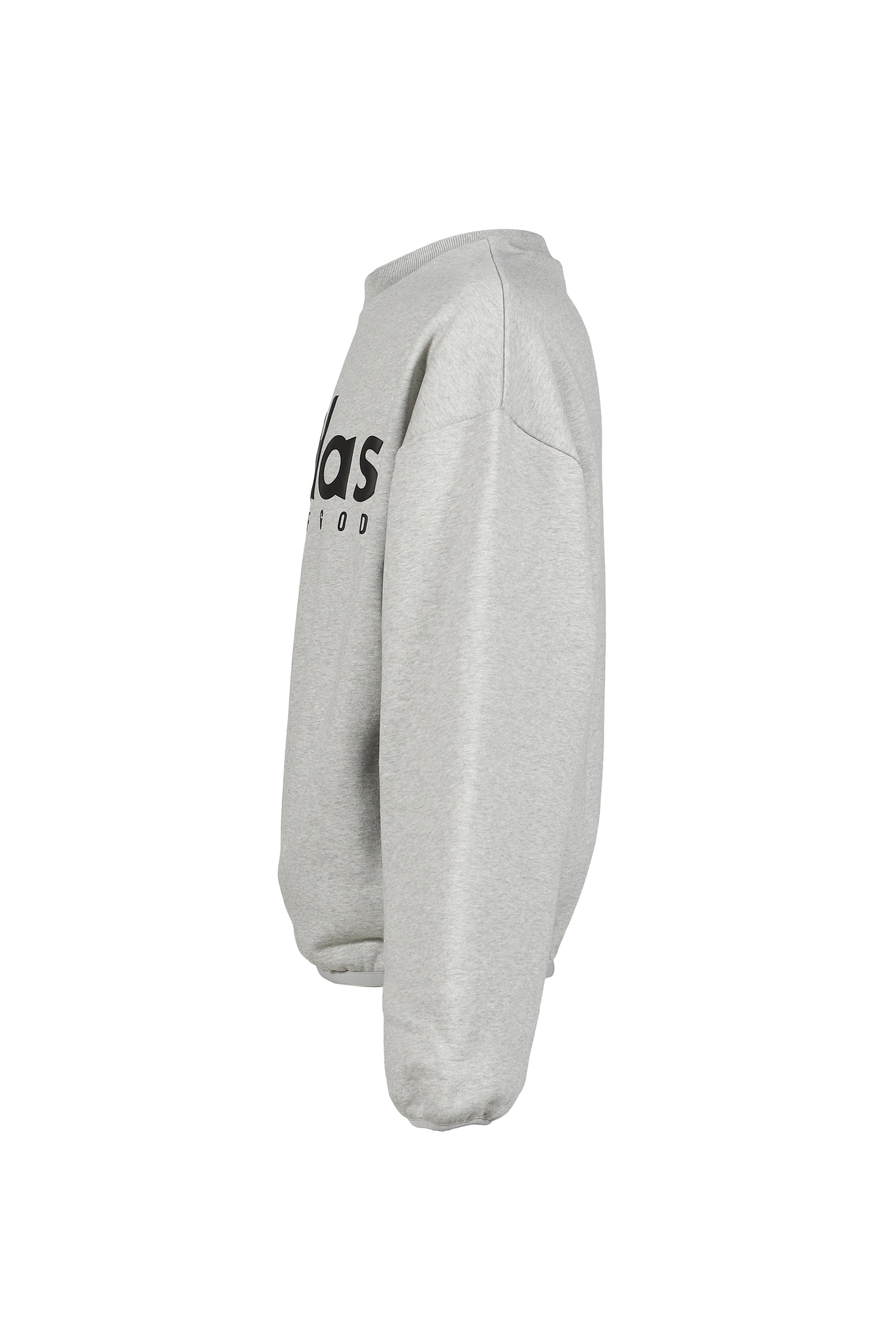 HEATHER FLEECE CREWNECK / GRY 