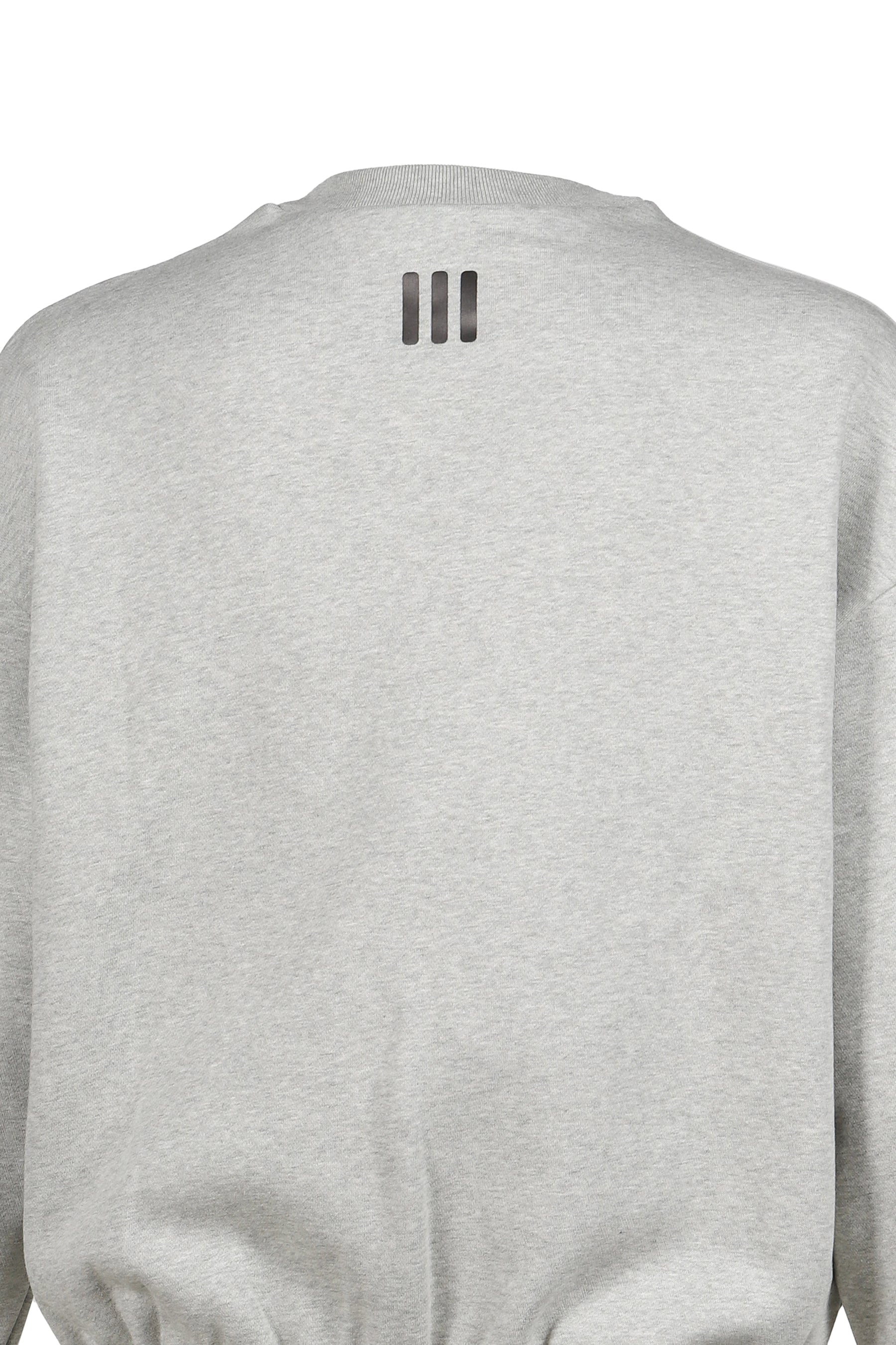 HEATHER FLEECE CREWNECK / GRY 