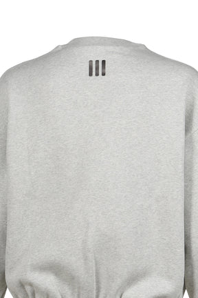 HEATHER FLEECE CREWNECK / GRY 