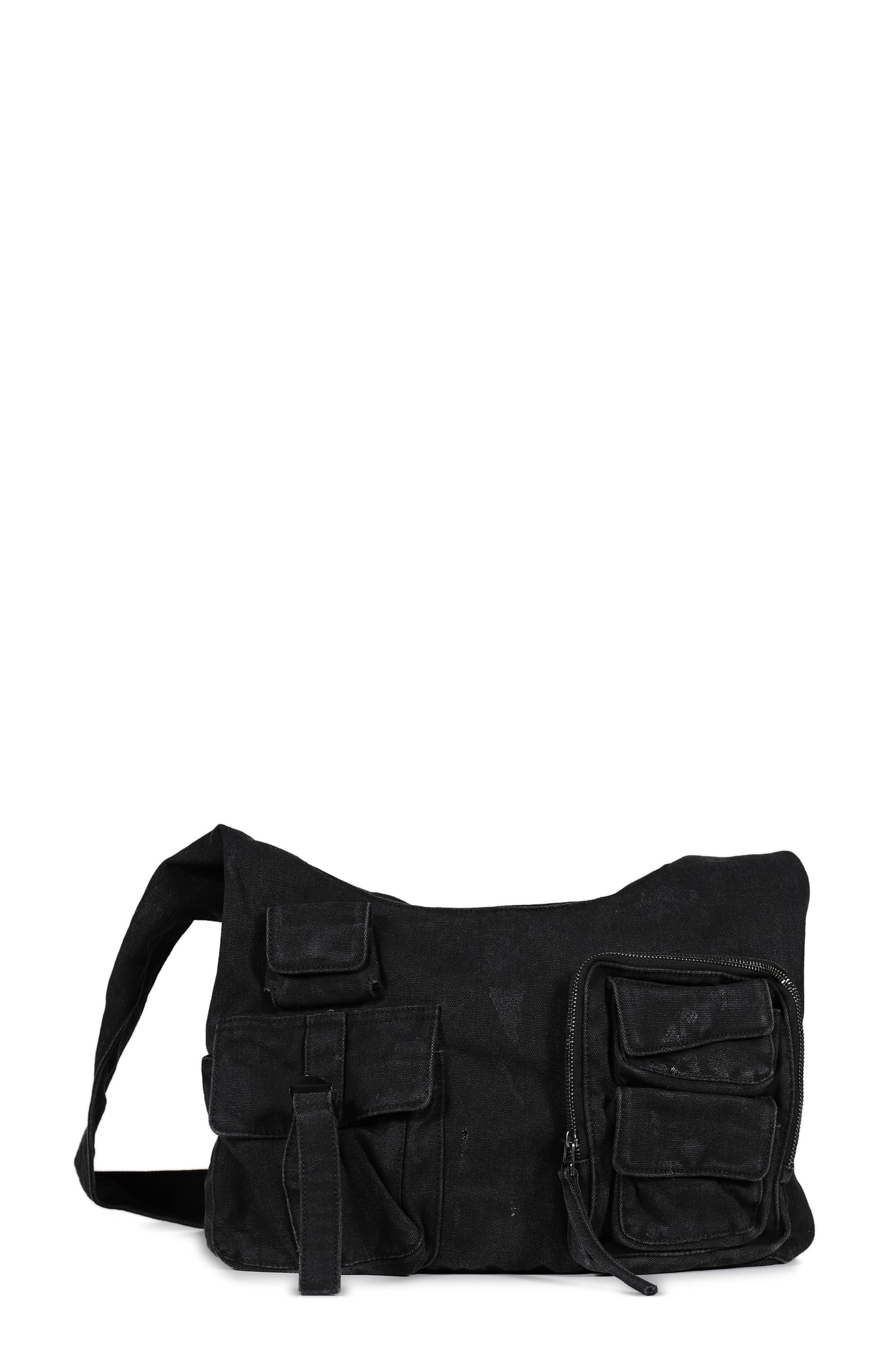 CARGO SHOULDER BAG / FADED BLACK