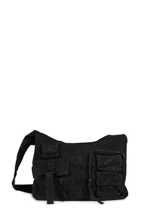 CARGO SHOULDER BAG / FADED BLACK