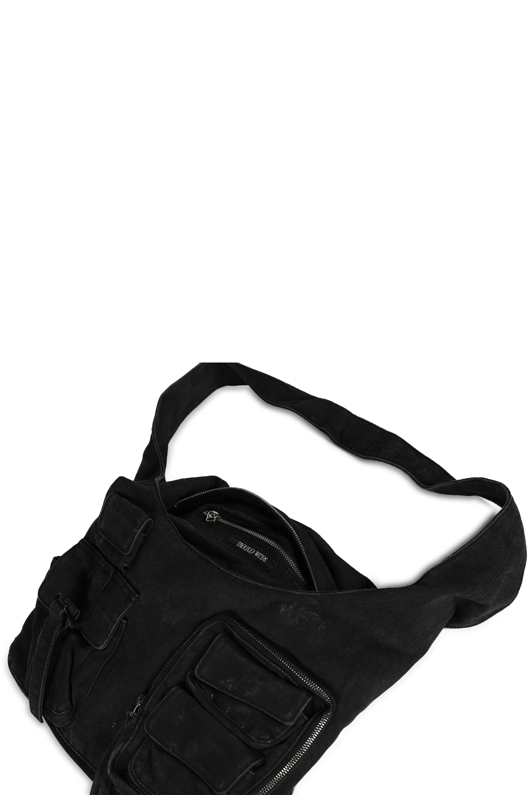 CARGO SHOULDER BAG / FADED BLACK