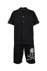 MASTERMIND WORLD SHORT SLEEVE LOUNGE SET / BLK