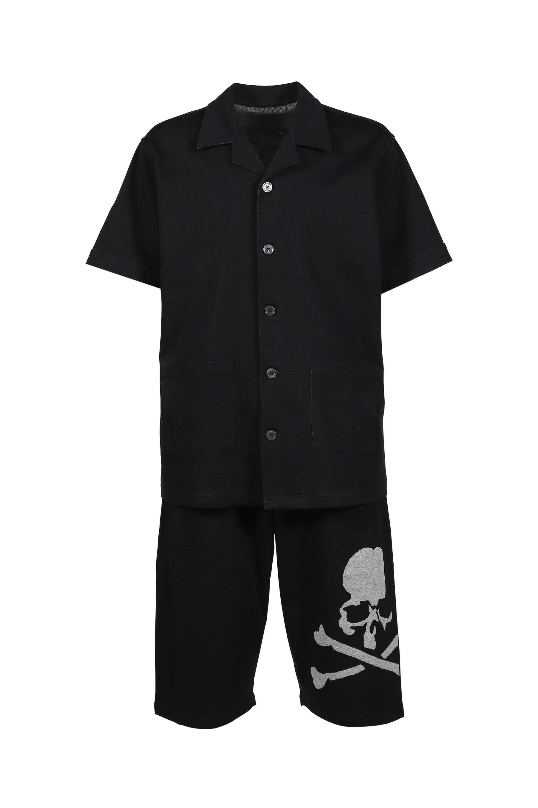 MASTERMIND WORLD SHORT SLEEVE LOUNGE SET / BLK