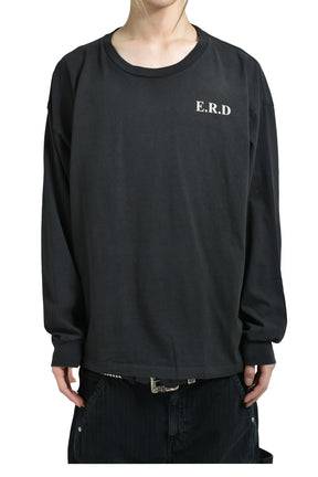 TAKING THE CURE LS T-SHIRT / FADED BLK 