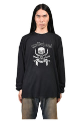 VETEMENTSXMOTORHEAD SKULL LONGSLEEVE / WASHED BLK