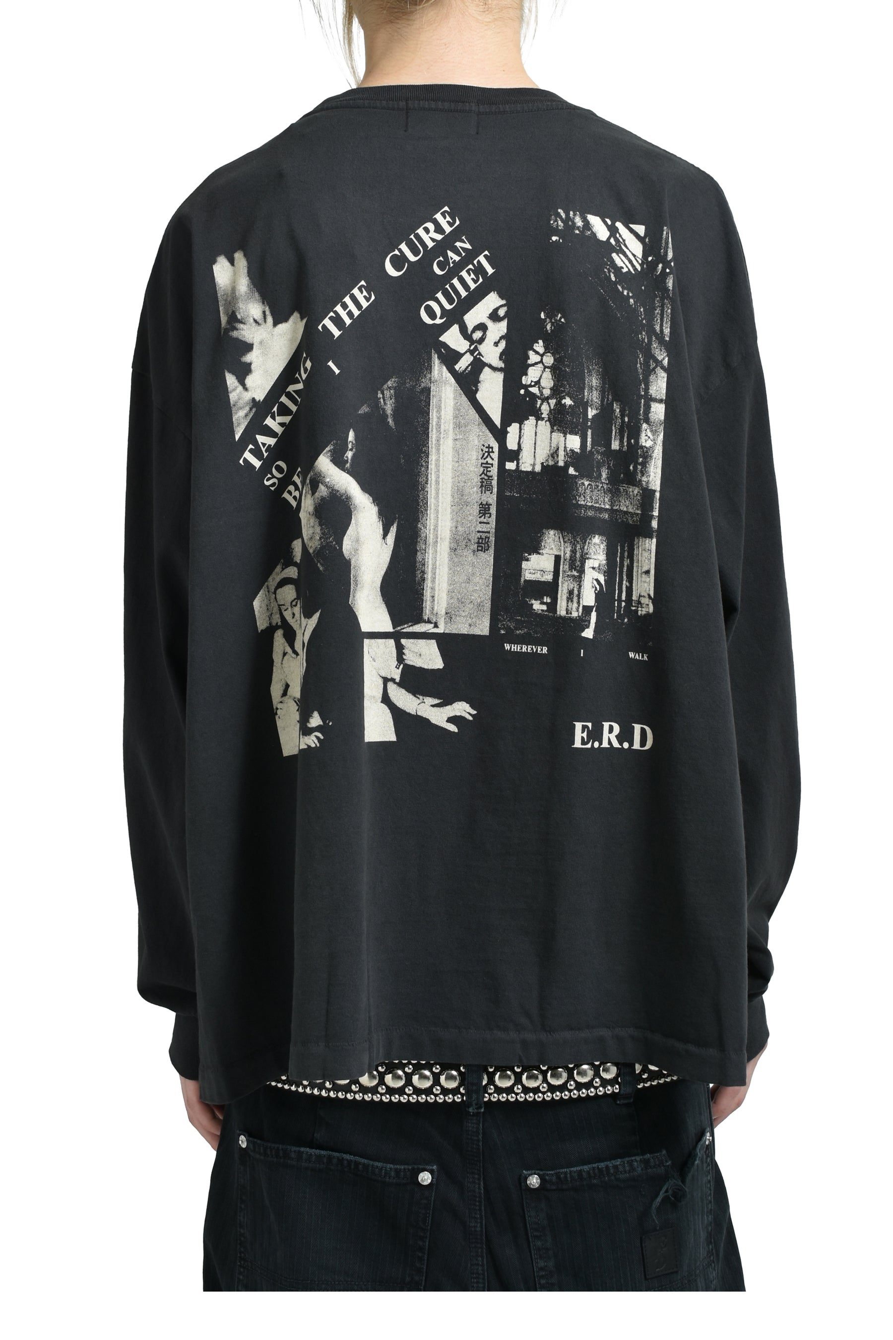 TAKING THE CURE LS T-SHIRT / FADED BLK 