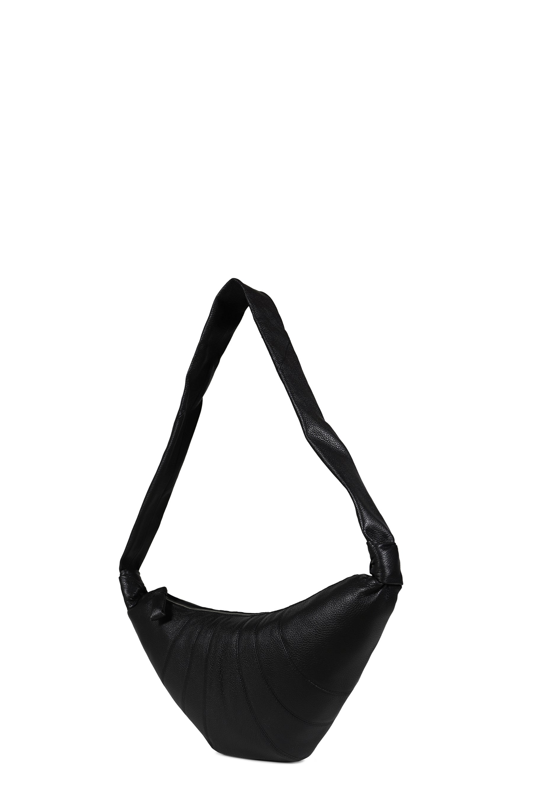 MEDIUM CROISSANT BAG / BLK