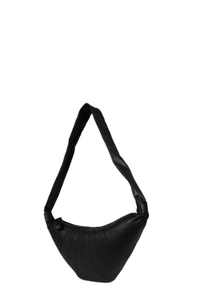 MEDIUM CROISSANT BAG / BLK