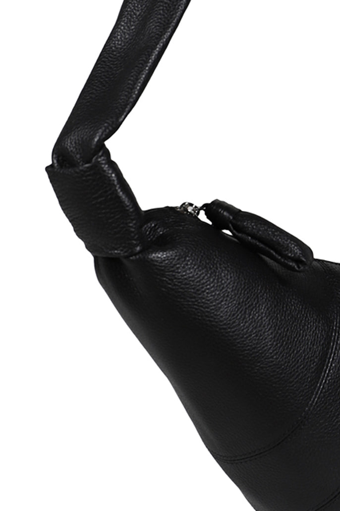 MEDIUM CROISSANT BAG / BLK